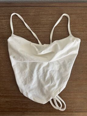 S H&M Tie Back Top